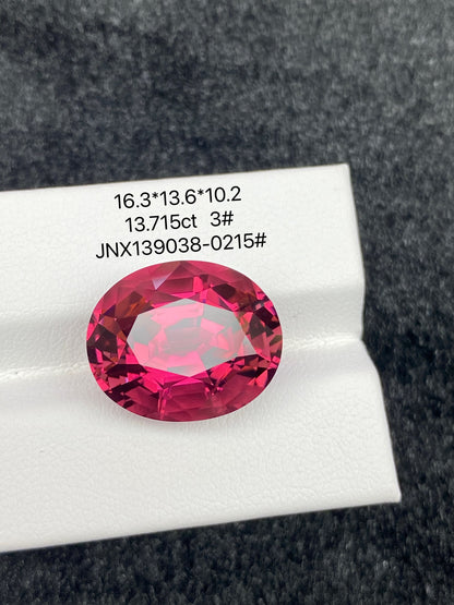 13.715CT NATURAL CONGO RED COLOR TOURMALINE GEMSTONE STONE