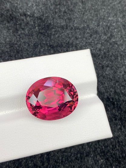 13.715CT NATURAL CONGO RED COLOR TOURMALINE GEMSTONE STONE