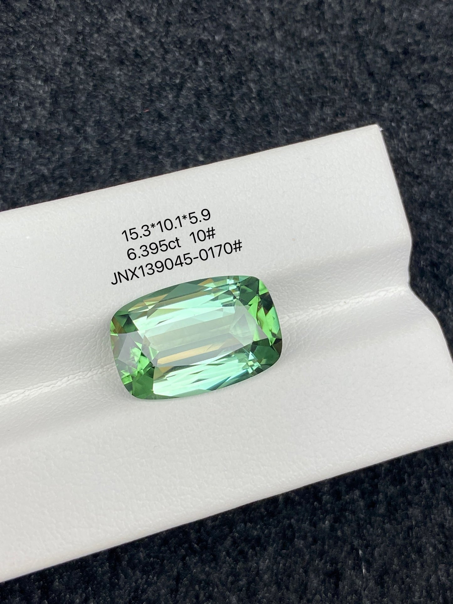 6.395CT NATURAL CONGO MINT GREEN COLOR TOURMALINE GEMSTONE STONE