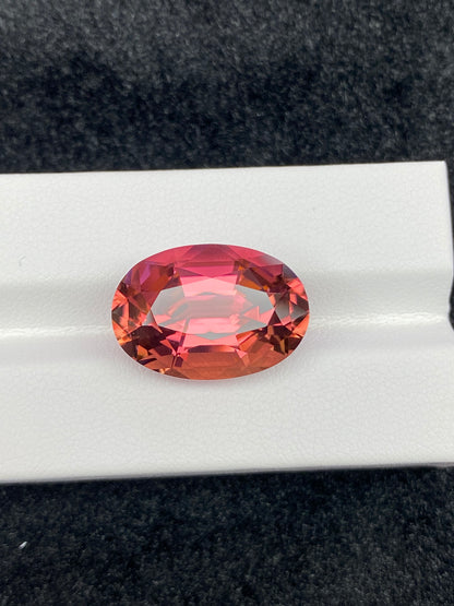 15.85CT NATURAL CONGO RED COLOR TOURMALINE GEMSTONE STONE