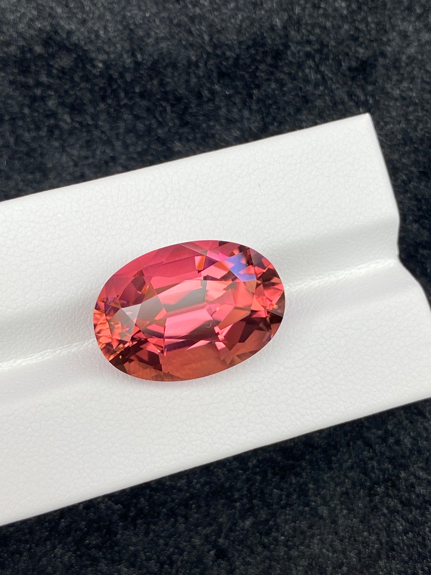 15.85CT NATURAL CONGO RED COLOR TOURMALINE GEMSTONE STONE