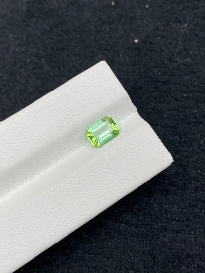 1.32CT NATURAL AFGHANISTAN MINT GREEN COLOR TOURMALINE GEMSTONE STONE