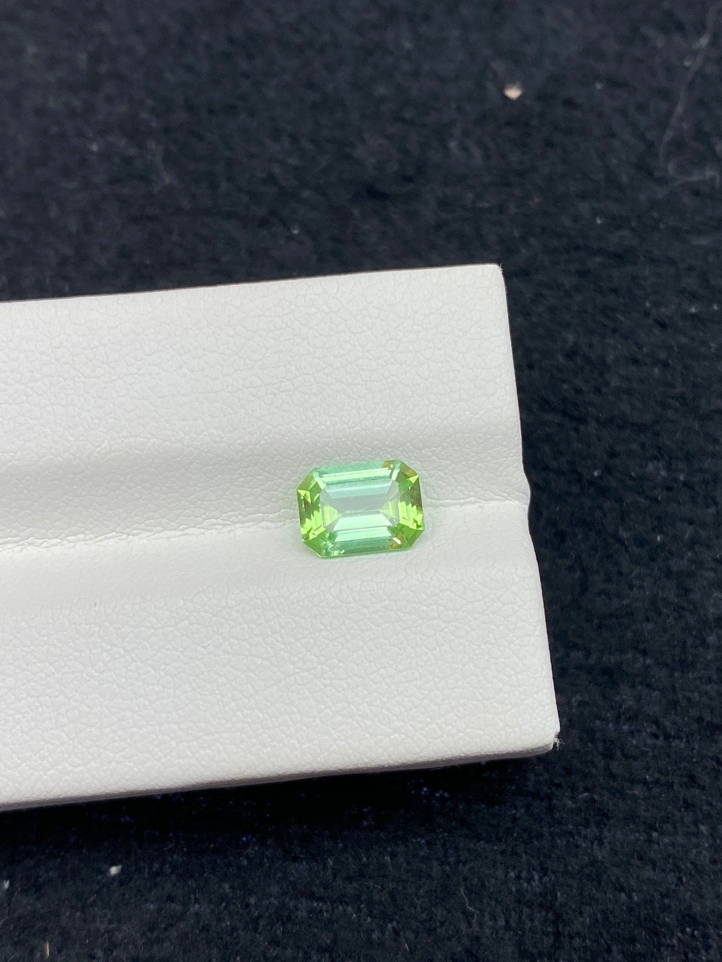 1.32CT NATURAL AFGHANISTAN MINT GREEN COLOR TOURMALINE GEMSTONE STONE