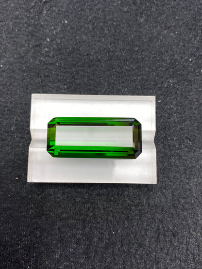 35.25CT NATURAL NAMIBIA GREEN COLOR TOURMALINE GEMSTONE STONE