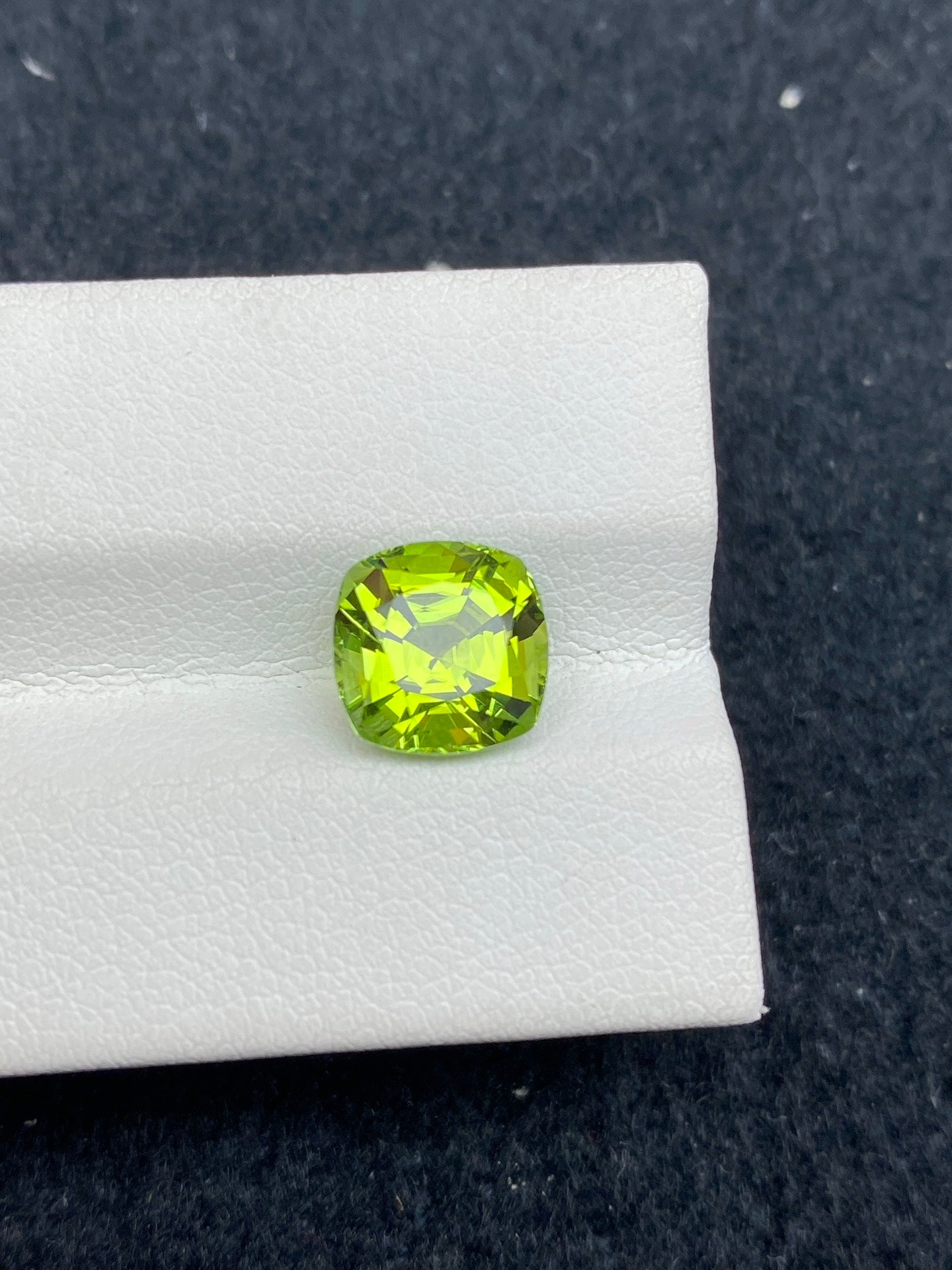 2.92CT NATURAL CONGO YELLOW GREEN COLOR TOURMALINE GEMSTONE STONE