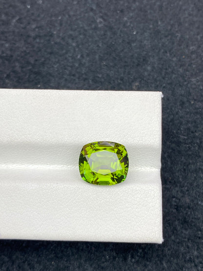 4.165CT NATURAL CONGO YELLOWISH GREEN COLOR TOURMALINE GEMSTONE STONE