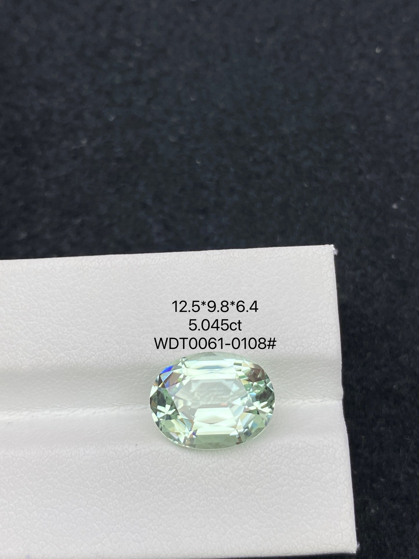 5.045CT NATURAL CONGO GREEN COLOR TOURMALINE GEMSTONE STONE