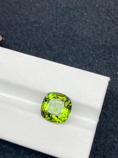 4.93CT NATURAL CONGO YELLOWISH GREEN COLOR TOURMALINE GEMSTONE STONE