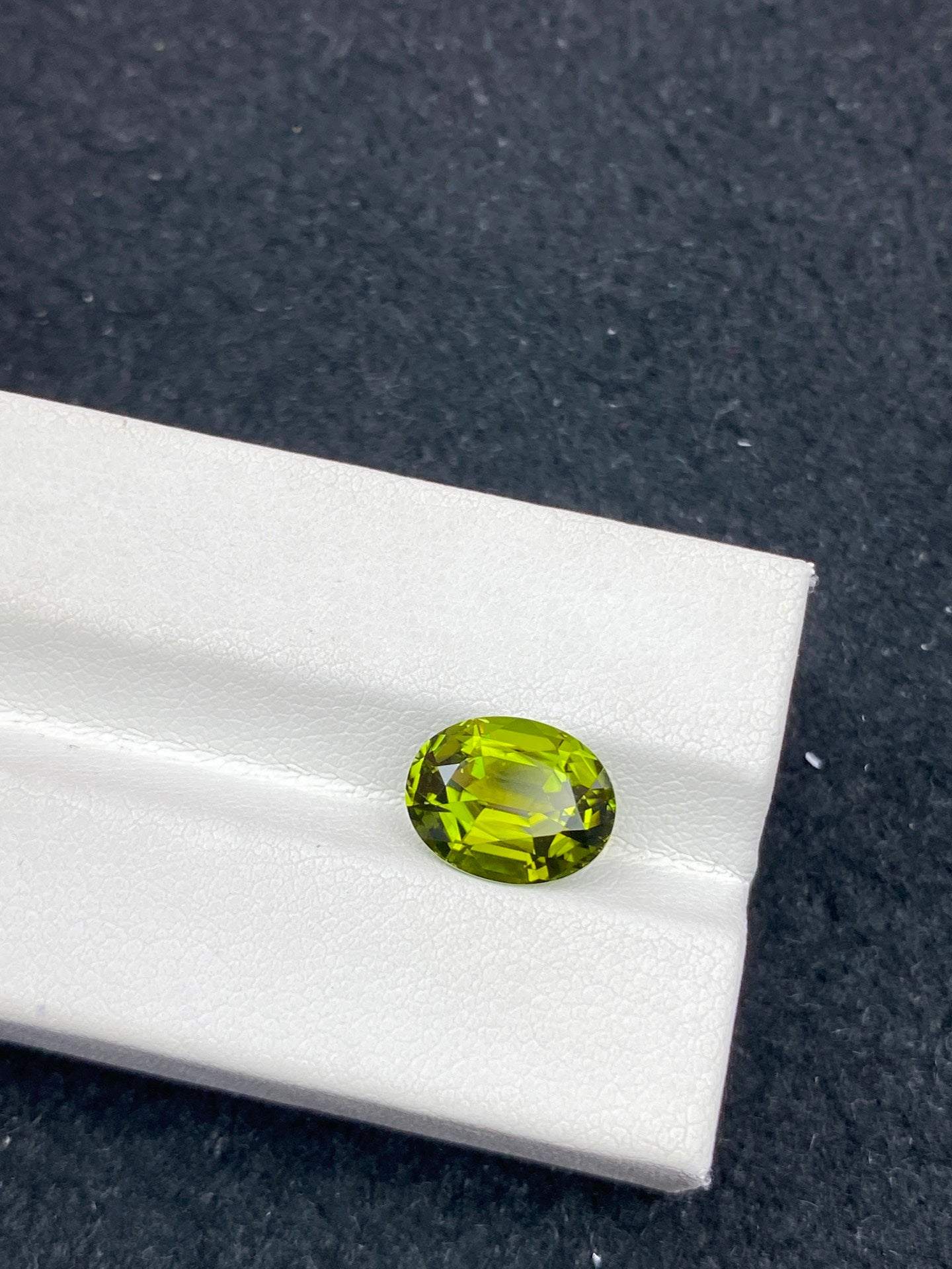 3.02CT NATURAL CONGO YELLOWIISH GREEN COLOR TOURMALINE GEMSTONE STONE