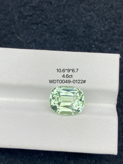 4.6CT NATURAL NIGERIA GREEN COLOR TOURMALINE GEMSTONE STONE