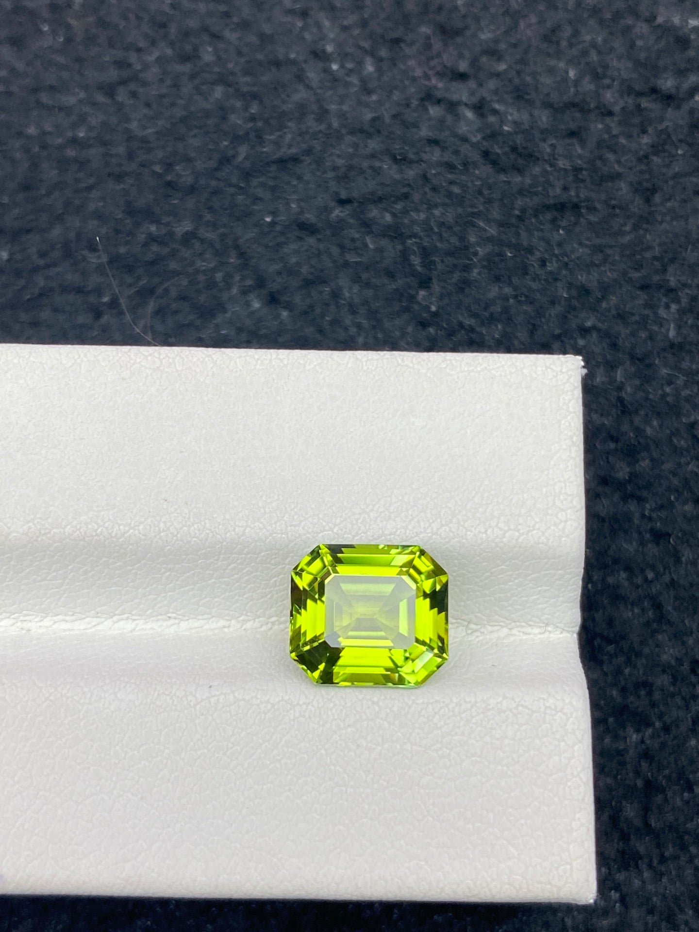 2.89CT NATURAL CONGO YELLOW GREEN COLOR TOURMALINE GEMSTONE STONE