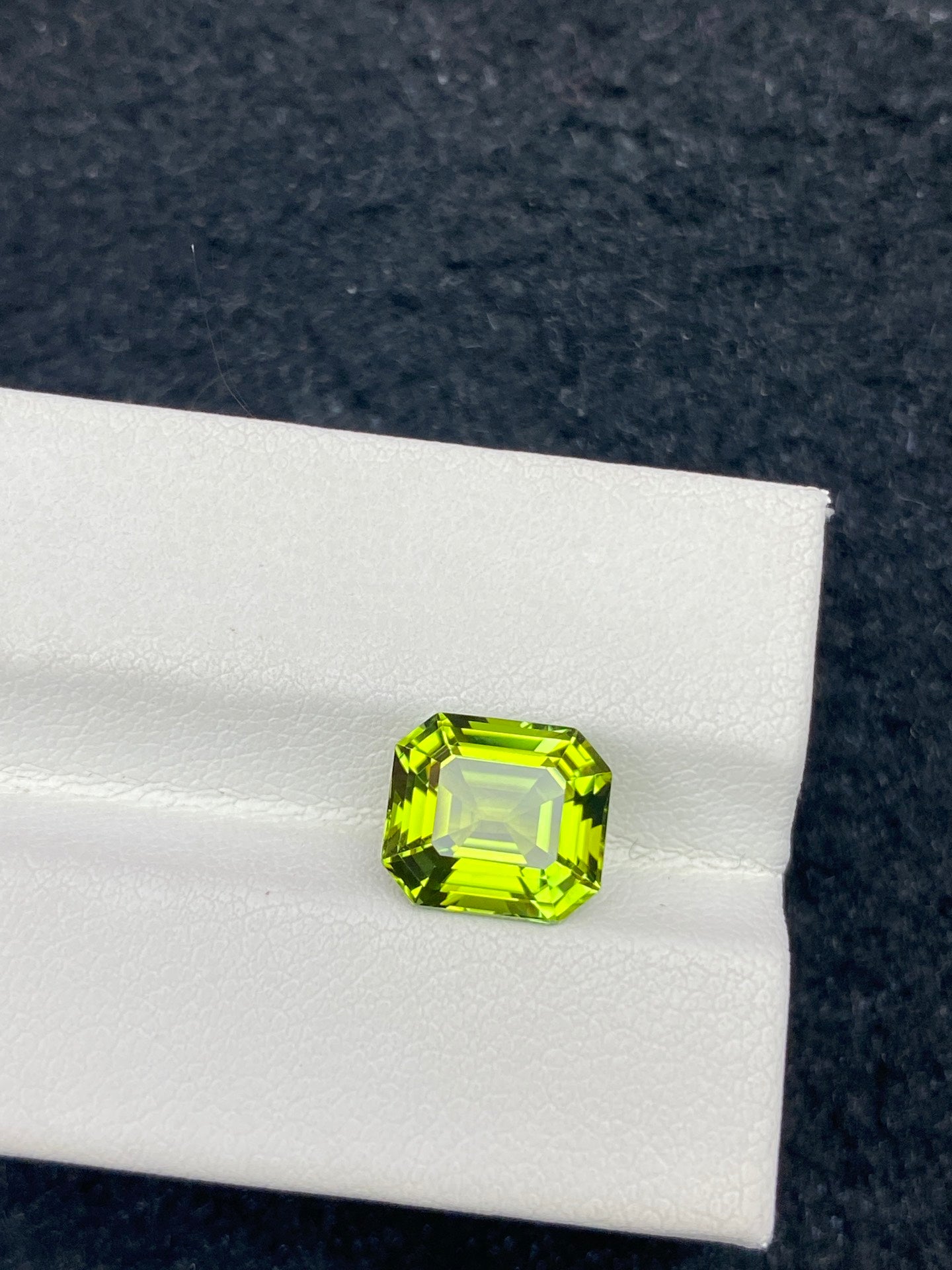 2.89CT NATURAL CONGO YELLOW GREEN COLOR TOURMALINE GEMSTONE STONE