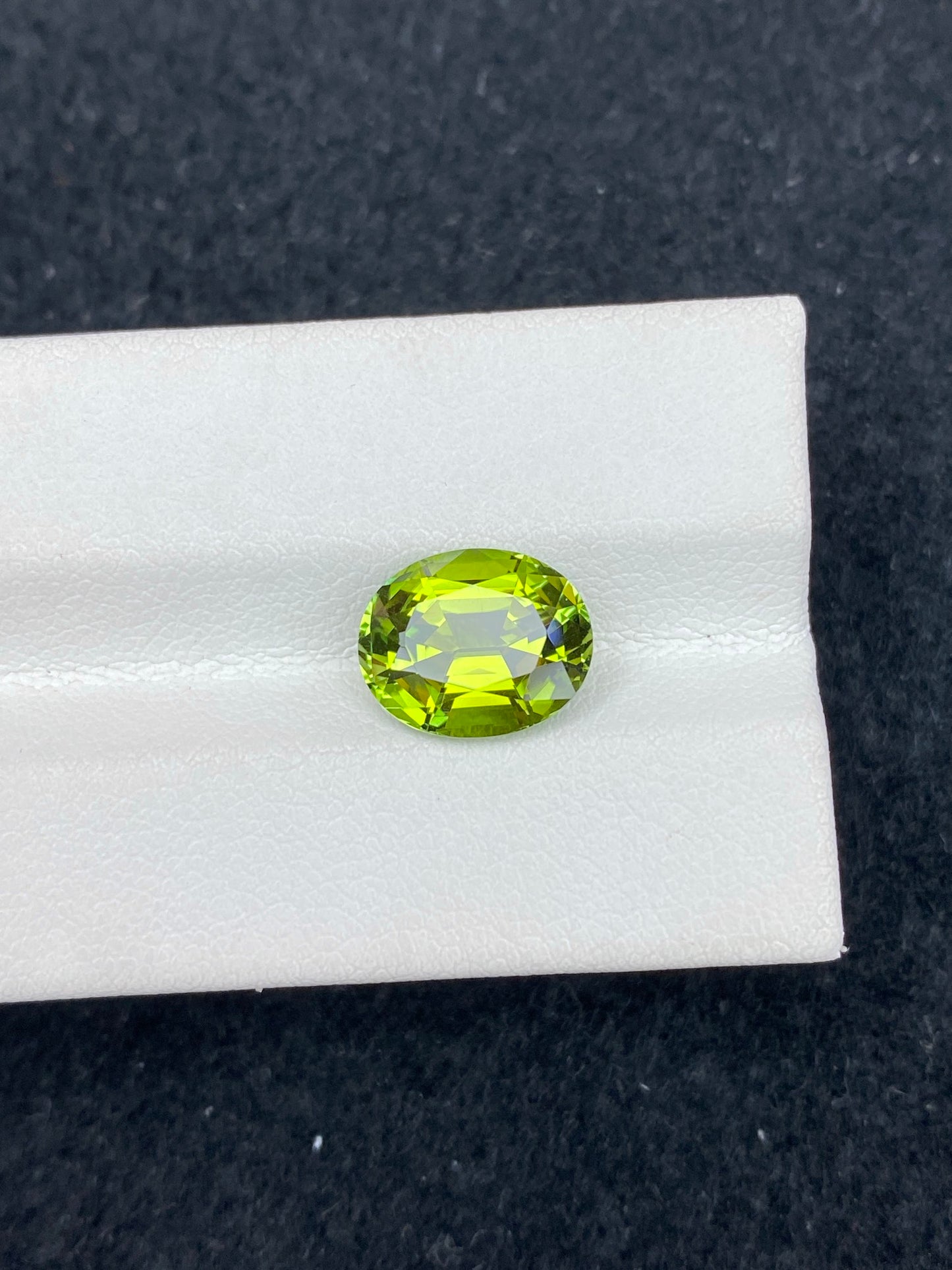 3.625CT NATURAL CONGO YELLOW GREEN COLOR TOURMALINE GEMSTONE STONE