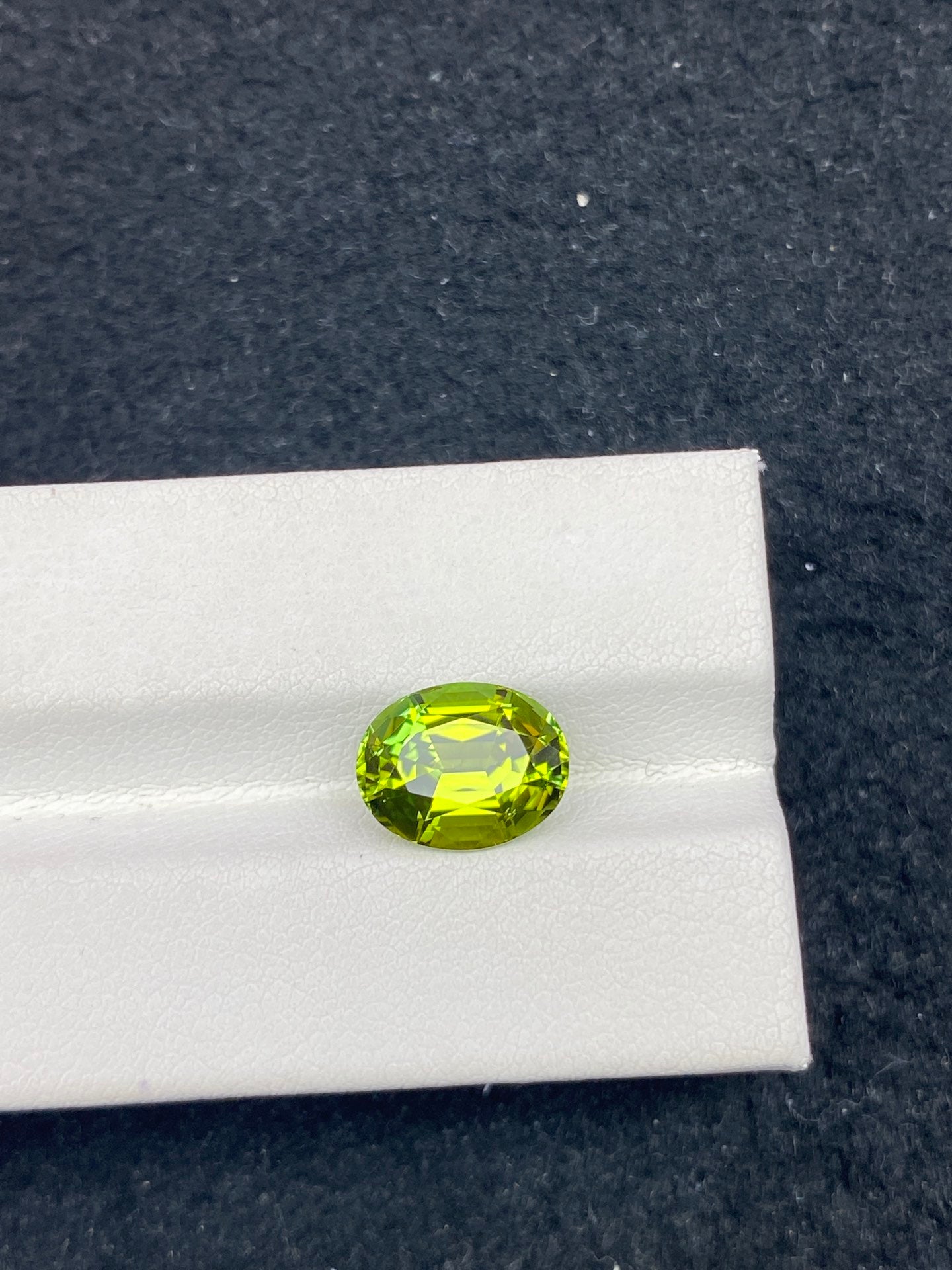 3.52CT NATURAL CONGO YELLOW GREEN COLOR TOURMALINE GEMSTONE STONE