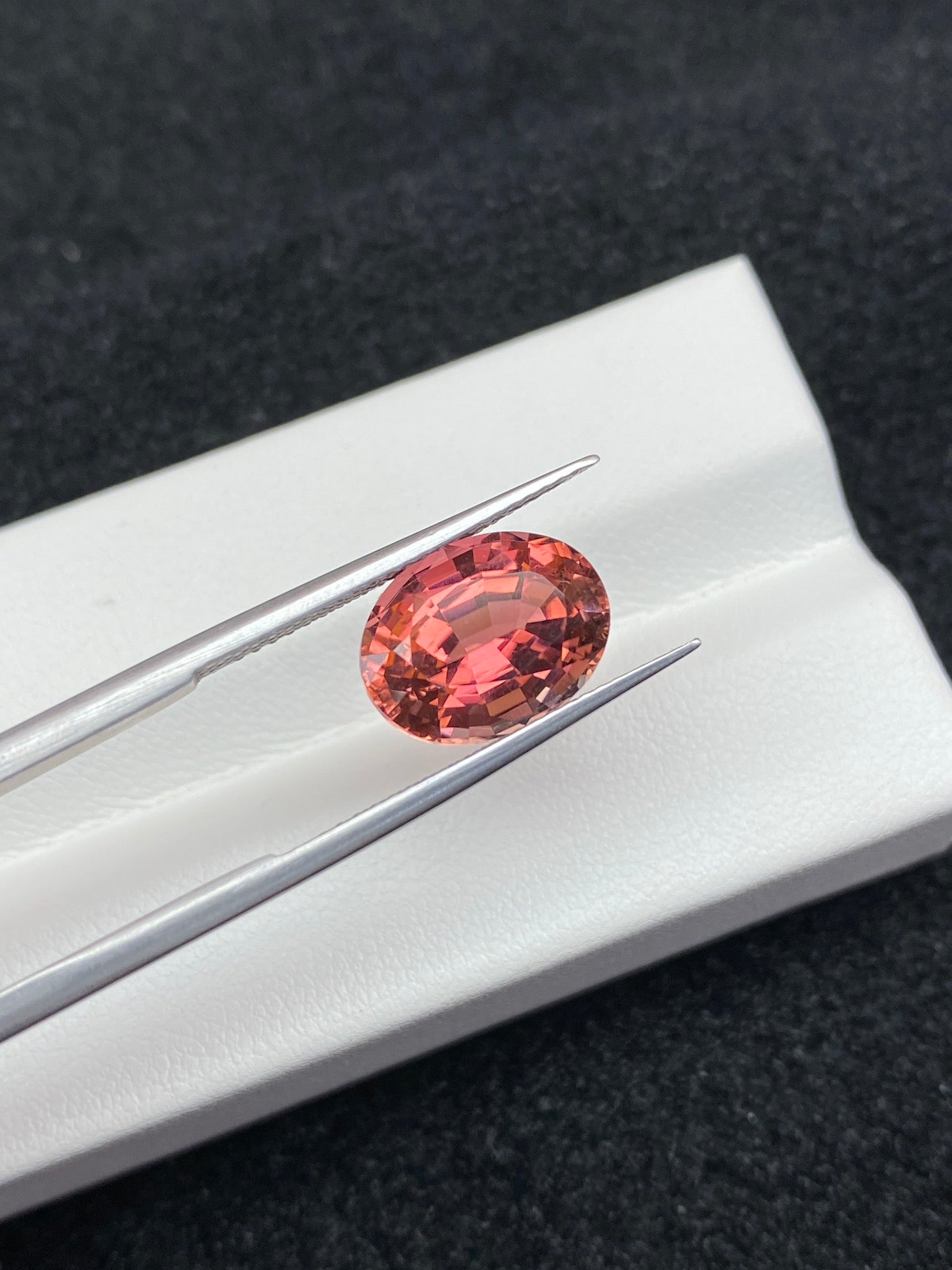 4.15CT NATURAL BRAZIL RED COLOR TOURMALINE GEMSTONE STONE