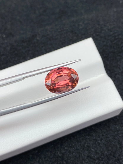 4.15CT NATURAL BRAZIL RED COLOR TOURMALINE GEMSTONE STONE