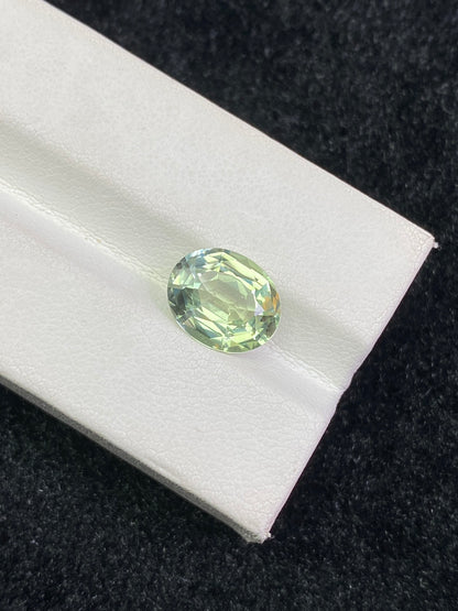 2.935CT NATURAL AFRICA YELLOW GREEN COLOR TOURMALINE GEMSTONE STONE