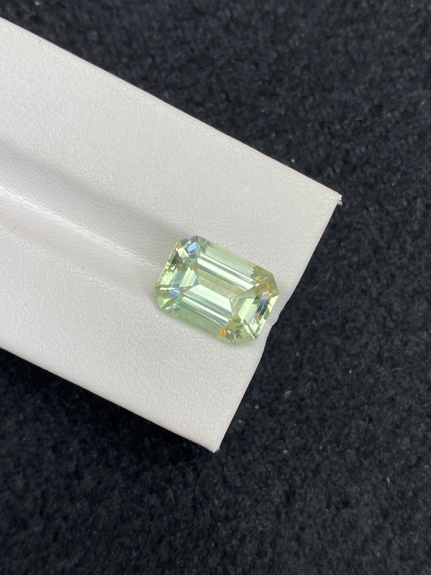 5.38CT NATURAL AFGHANISTAN YELLOW GREEN COLOR TOURMALINE GEMSTONE STONE