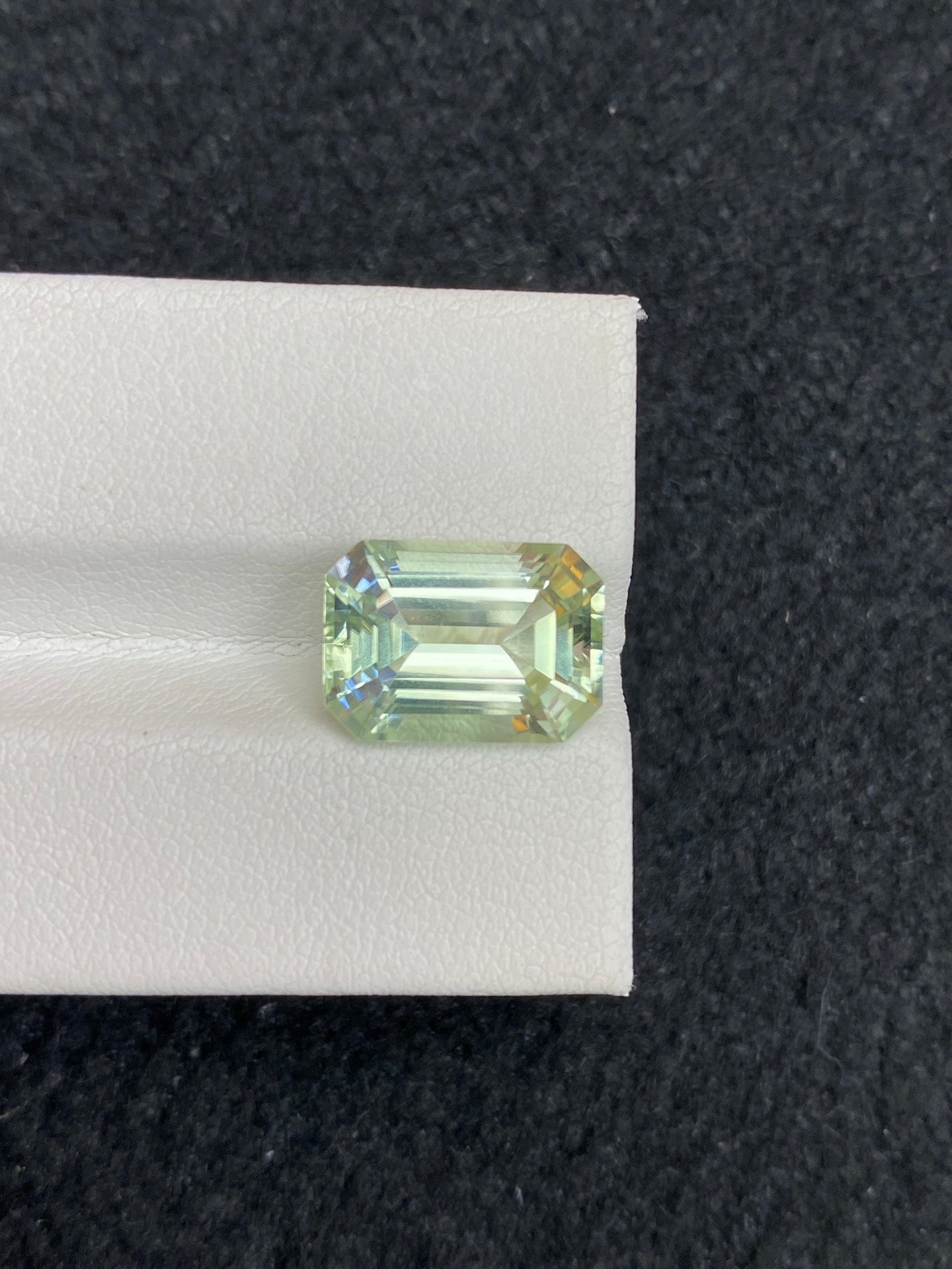 5.38CT NATURAL AFGHANISTAN YELLOW GREEN COLOR TOURMALINE GEMSTONE STONE