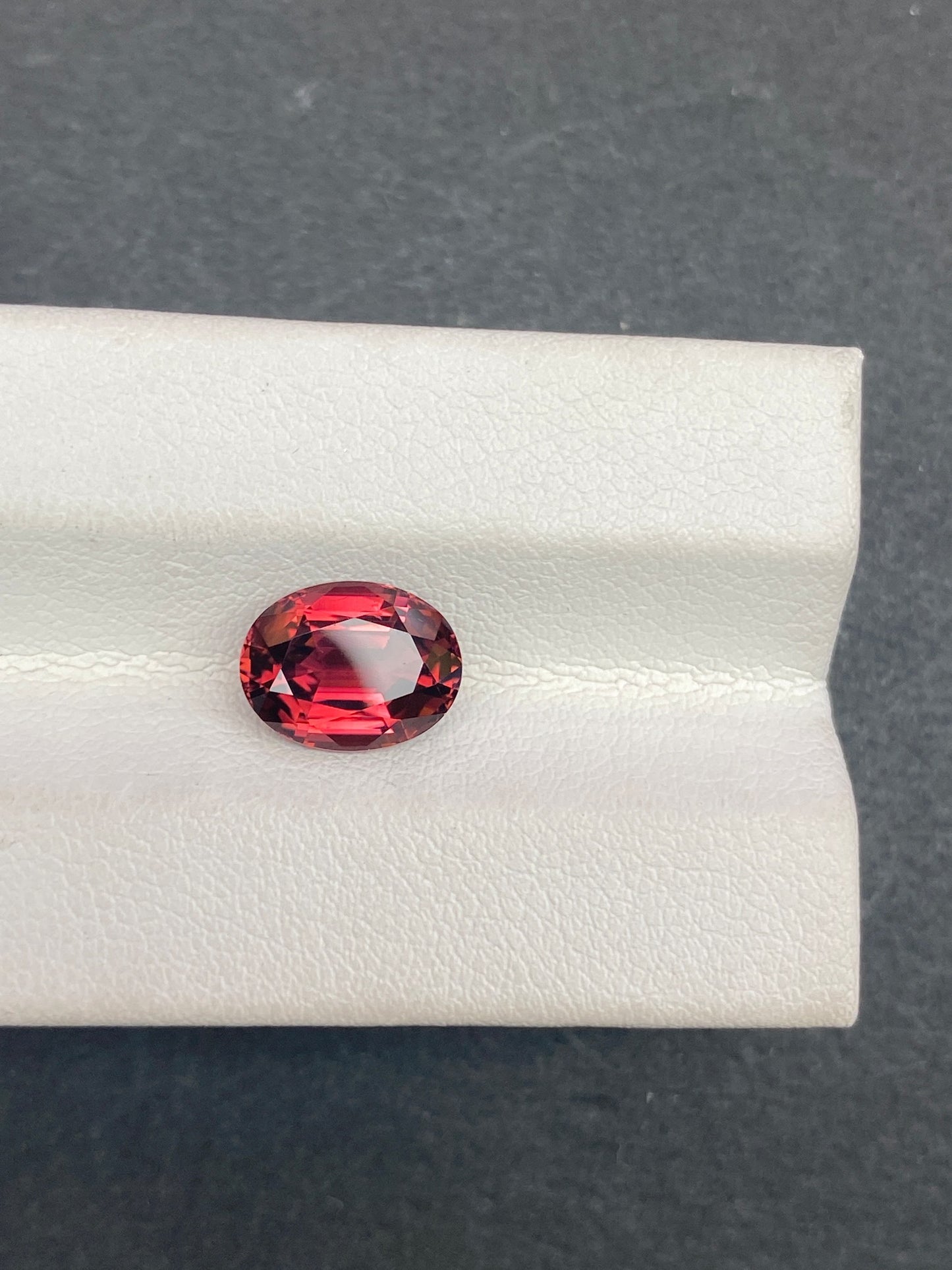 2.38CT NATURAL BRAZIL RED COLOR TOURMALINE GEMSTONE STONE