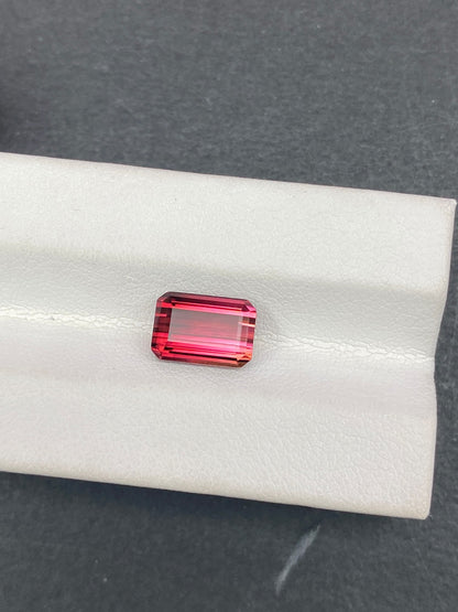 3.02CT NATURAL BRAZIL RED COLOR TOURMALINE GEMSTONE STONE