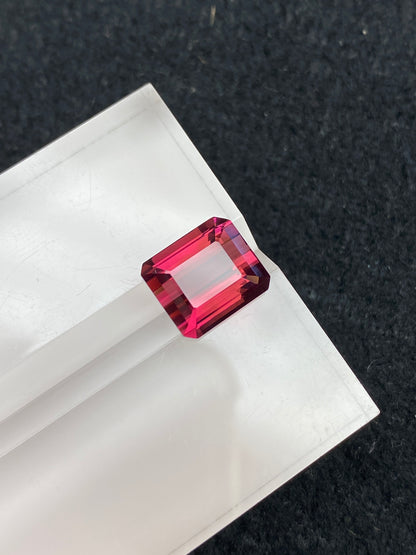 4.235CT NATURAL BRAZIL RED COLOR TOURMALINE GEMSTONE STONE