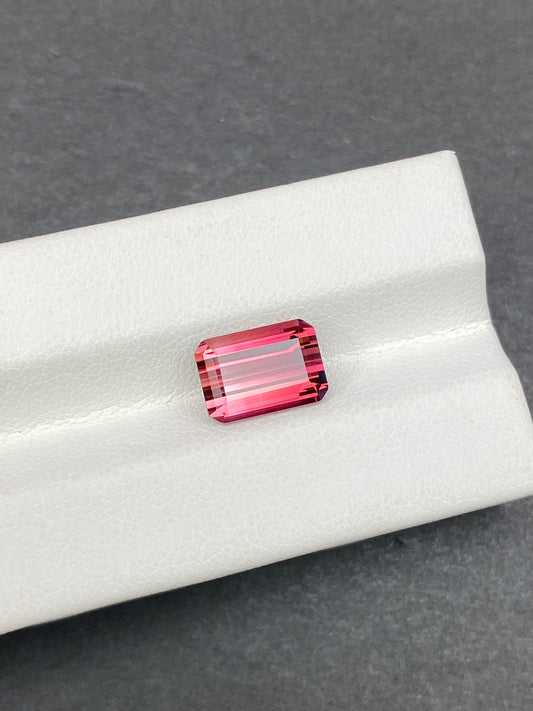 3.68CT NATURAL BRAZIL RED COLOR TOURMALINE GEMSTONE STONE