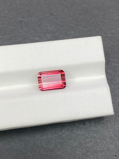 3.68CT NATURAL BRAZIL RED COLOR TOURMALINE GEMSTONE STONE