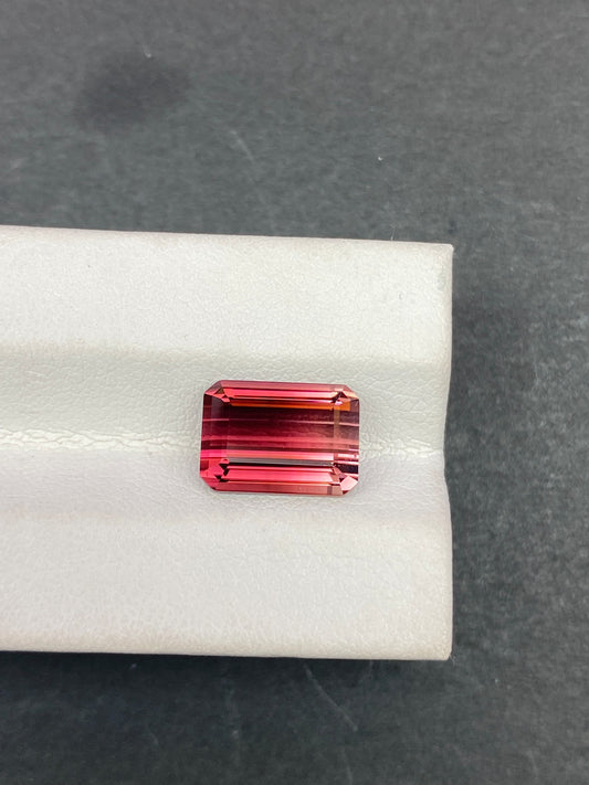 4.635CT NATURAL BRAZIL RED COLOR TOURMALINE GEMSTONE STONE