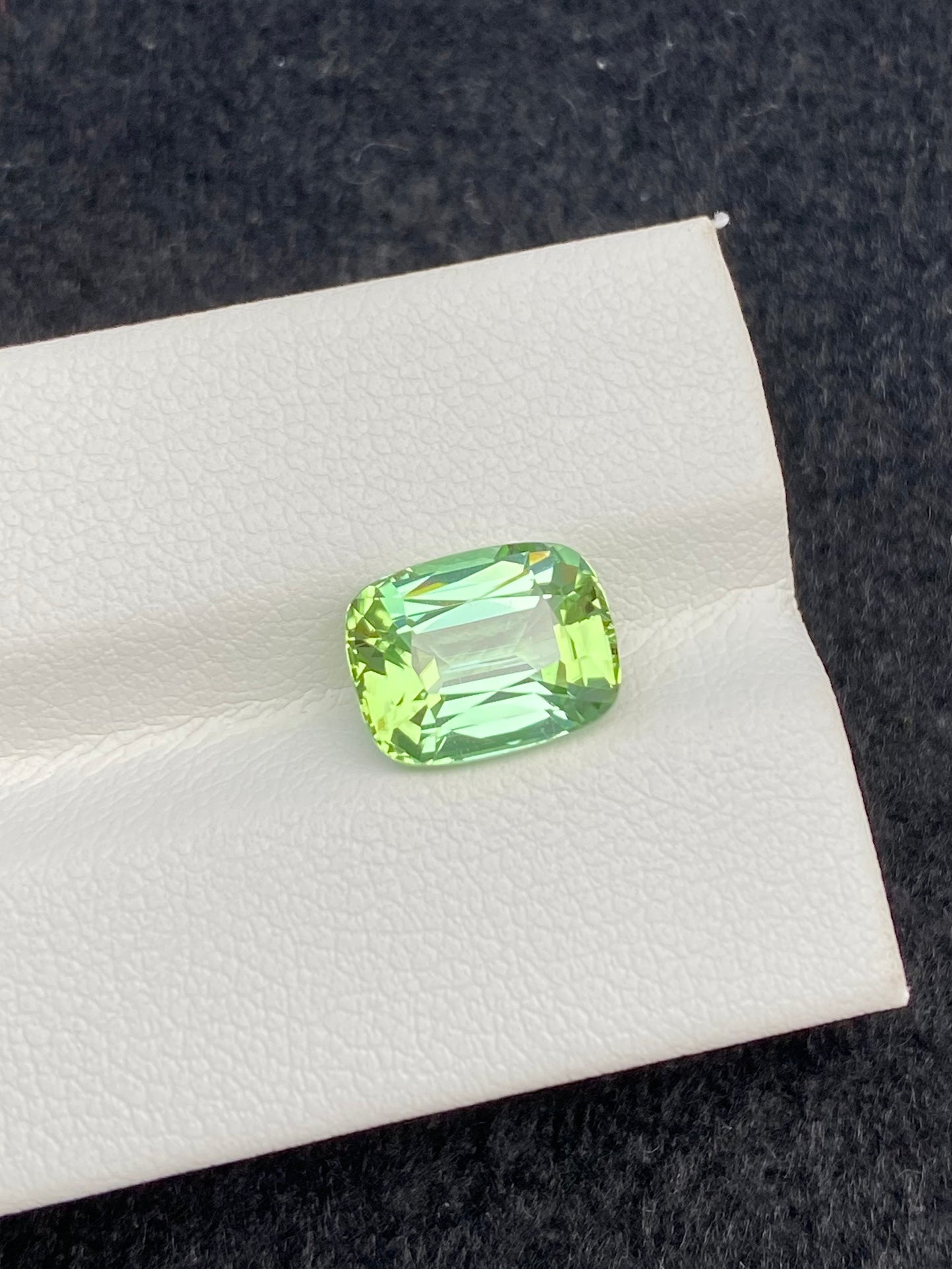 3.56 CT NATURAL AFGHANISTAN GREEN YELLOW TOURMALINE STONE