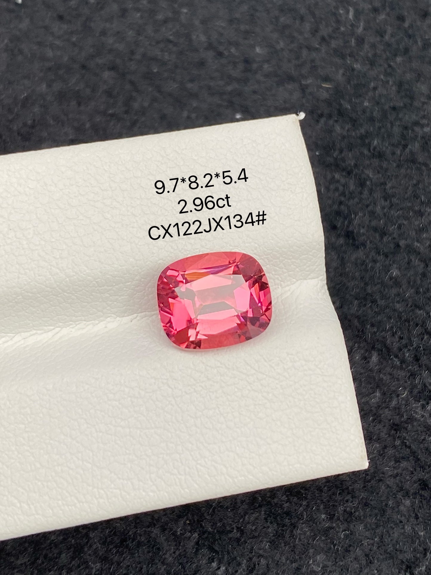 2.96 CT NATURAL AFGHANISTAN RED PINK TOURMALINE STONE