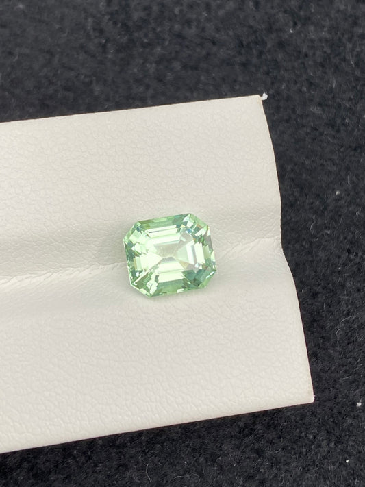 2.73 CT NATURAL AFGHANISTAN MINT GREEN TOURMALINE STONE