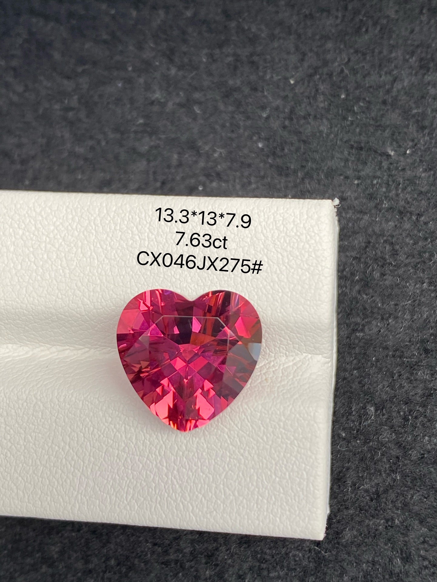 7.63 CT NATURAL BRAZIL RED TOURMALINE STONE