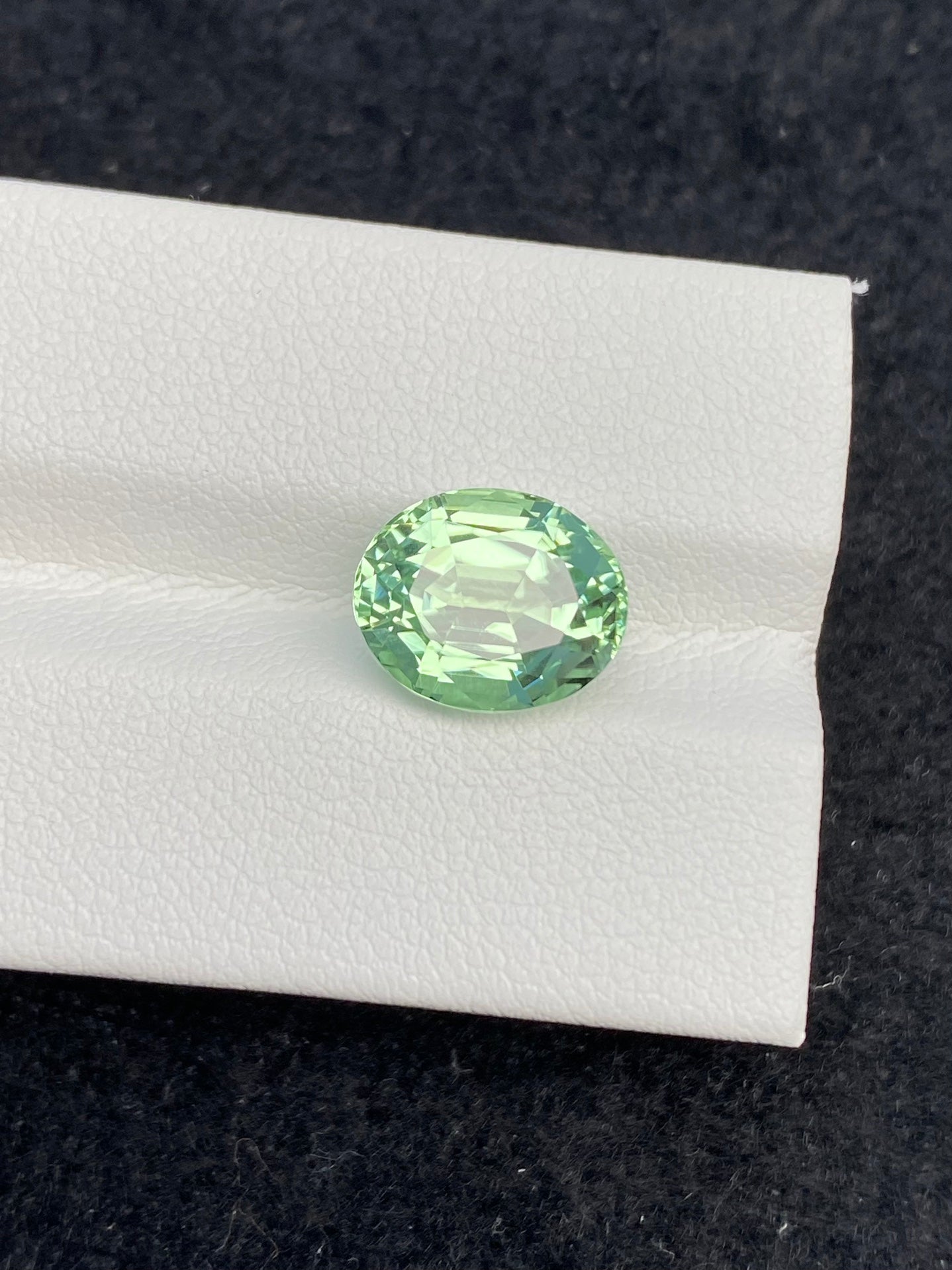 4.42 CT NATURAL AFGHANISTAN MINT GREEN TOURMALINE STONE