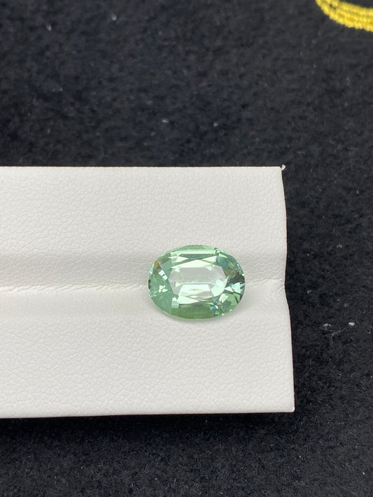 4.66 CT NATURAL AFGHANISTAN MINT GREEN TOURMALINE STONE