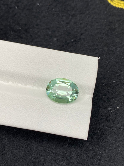 4.66 CT NATURAL AFGHANISTAN MINT GREEN TOURMALINE STONE