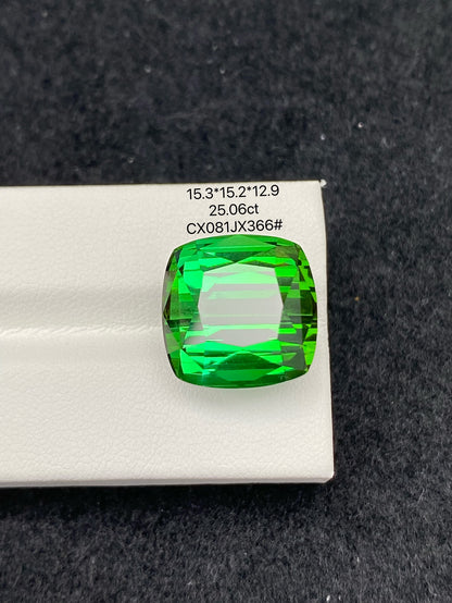 25.06 CT NATURAL AFGHANISTAN GREEN TOURMALINE STONE