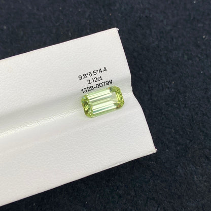 2.12CT NATURAL CONGO GREEN TOURMALINE STONE