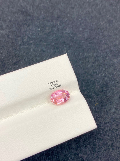 1.215CT NATURAL CONGO RED TOURMALINE STONE