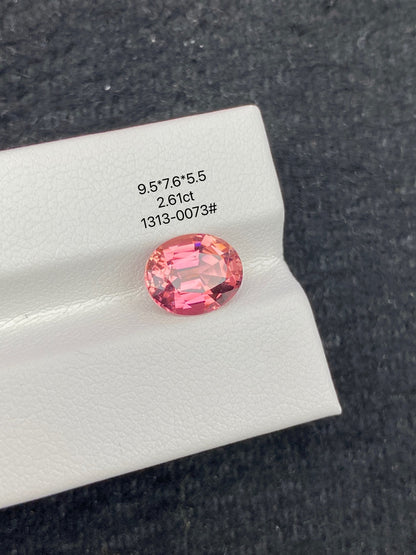 2.61CT NATURAL CONGO RED TOURMALINE STONE