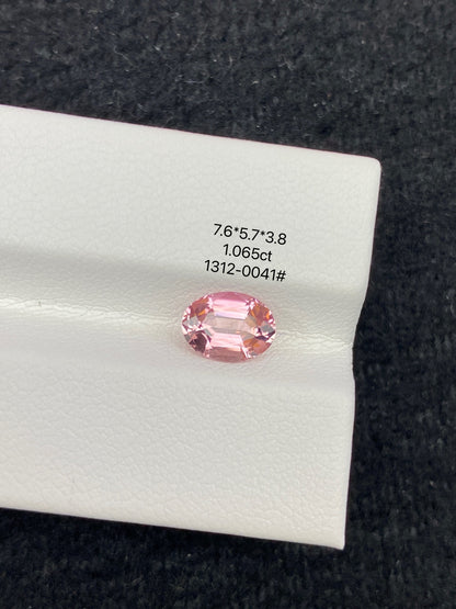 1.065CT NATURAL CONGO RED TOURMALINE STONE