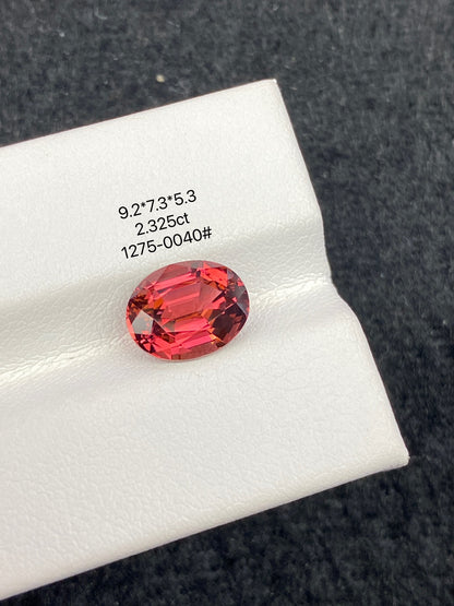 2.325CT NATURAL BRAZIL RED TOURMALINE STONE