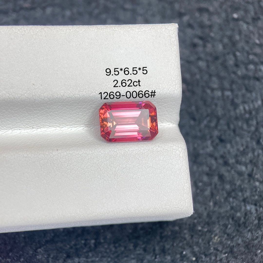 2.62CT NATURAL BRAZIL RED TOURMALINE STONE