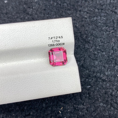 1.77CT NATURAL BRAZIL RED TOURMALINE STONE