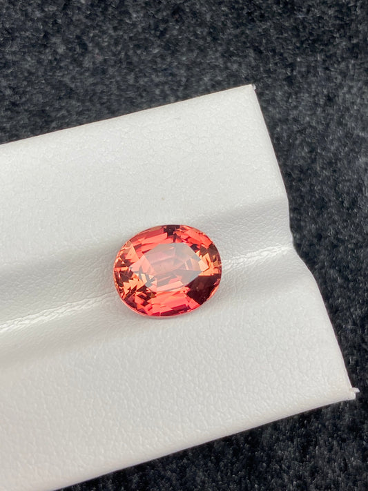 3.485CT NATURAL CONGO RED TOURMALINE STONE