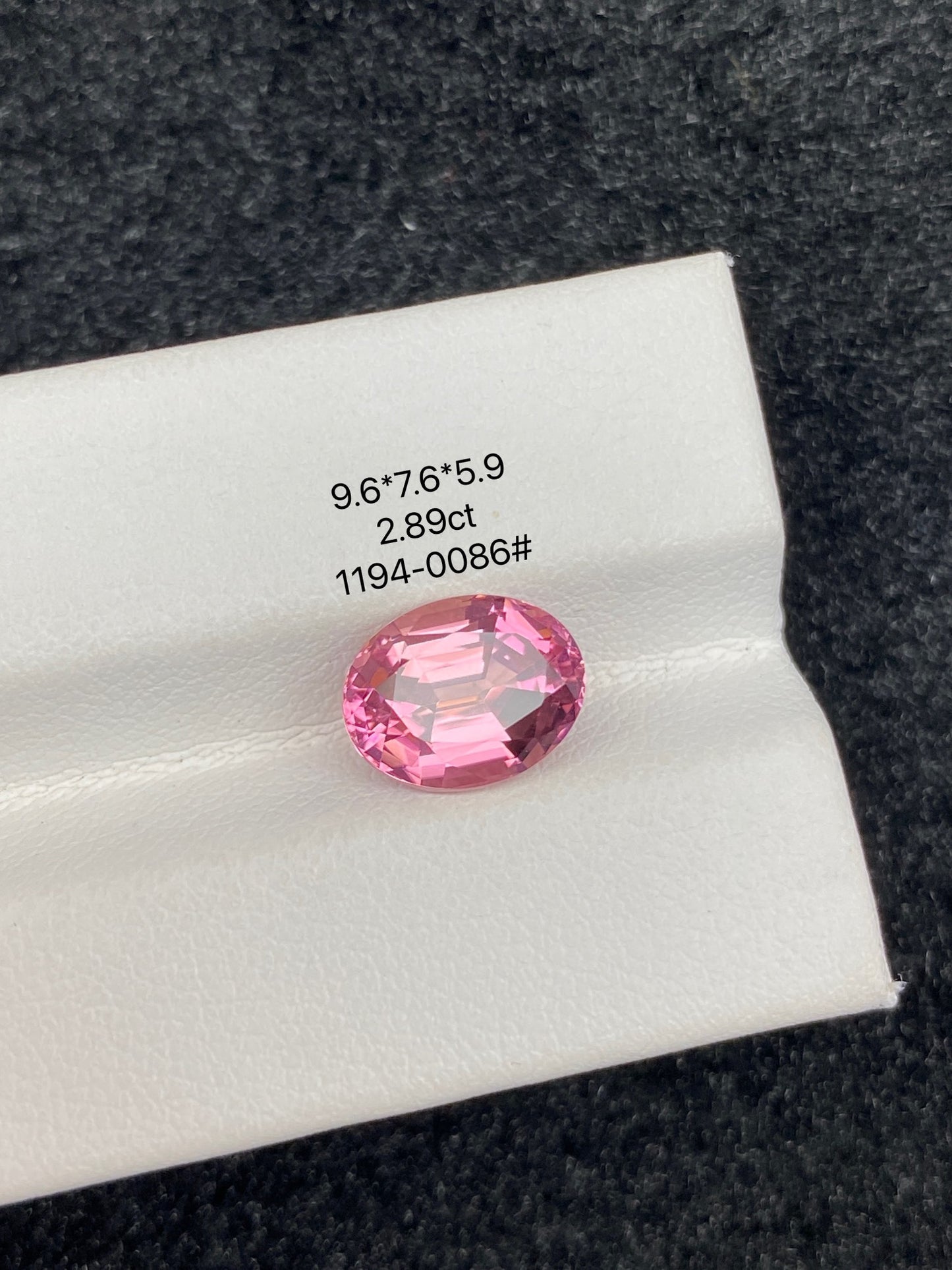 2.89CT NATURAL CONGO PINK TOURMALINE STONE