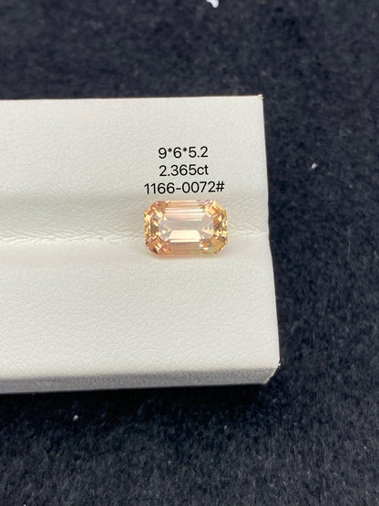 2.365CT NATURAL CONGO YELLOW TOURMALINE STONE