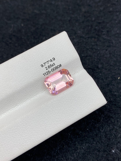 2.65CT NATURAL CONGO PINK TOURMALINE STONE