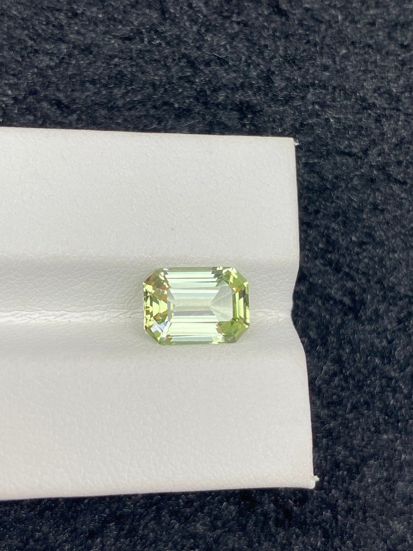 2.22CT NATURAL CONGO YELLOWISH GREEN TOURMALINE STONE