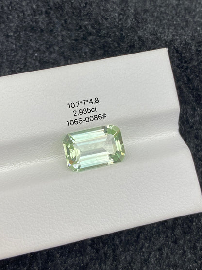 2.985CT NATURAL CONGO GREEN TOURMALINE STONE